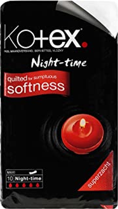 Kotex Maandverband Maxi Night, 6x10 stuks