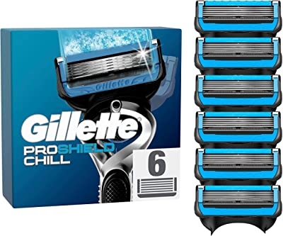Gillette Fusion ProShield Chill scheersystemen - 6 stuks