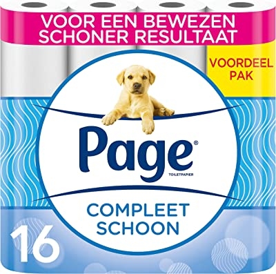 Page Compleet Schoon 2-laags toiletpapier - 16 rollen