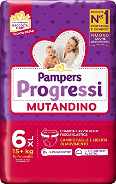 Pampers  luiers & luierbroekjes maat 6 - 15 stuks