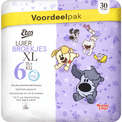 Etos Woezel & Pip  luierbroekjes maat 6 - 30 stuks