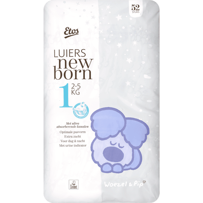 Etos Woezel & Pip  luiers maat 1 - 52 stuks