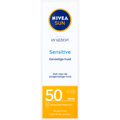 NIVEA SUN Face Sensitive zonnecrème - SPF50 - 50 ml