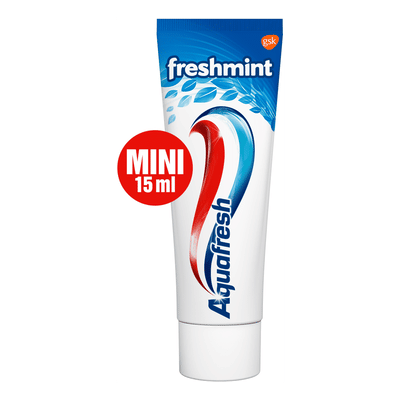 Aquafresh - Mini Tandpasta - Freshmint 3-in-1 - Verfrissende Adem - 15 ml