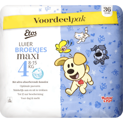 Etos Woezel & Pip  luierbroekjes maat 4 - 36 stuks