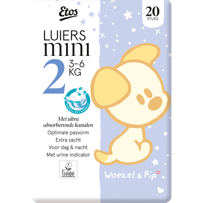 Etos Woezel & Pip  luiers maat 2 - 52 stuks