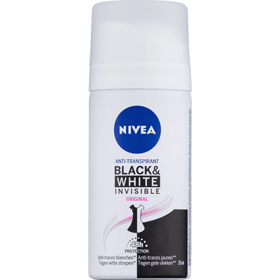 NIVEA Black & White Invisible Deodorant Spray Mini - 35 ml