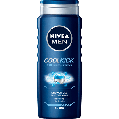 NIVEA MEN Cool Kick Douchegel - 500 ml