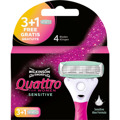 Wilkinson Quattro for Women scheermesjes - 1 stuks