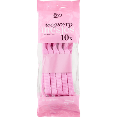 Etos wegwerpmesjes - 10 stuks