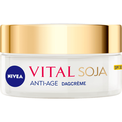 NIVEA VITAL Soja Anti-Age Beschermende Dagcrème - Rijpe huid - SPF 30 - pigmentvlekken Crème - Met Sojaextract - 50 ml