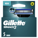 Gillette Mach 3 scheermesjes - 5 stuks
