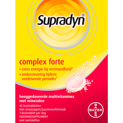 Supradyn Complex Forte Multivitamine Voor Extra Energie 45 Bruistabletten