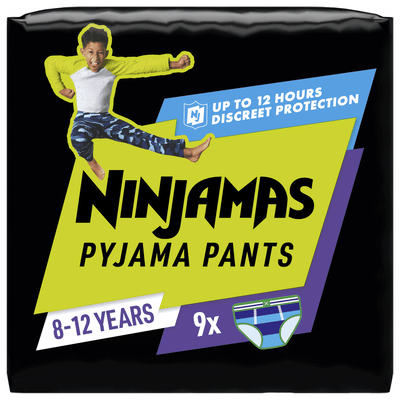 Pampers Ninjamas Pyjama Pants jongens 8-12 jaar - 9 stuks