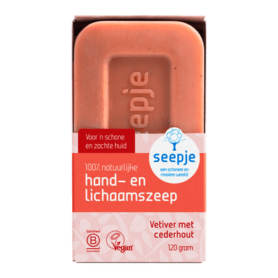 Seepje Vaste Handzeep Vetiver met Cederhout 120 gr