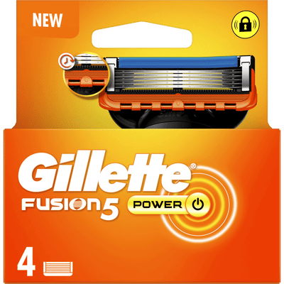 Gillette Fusion Power scheermesjes - 4 stuks