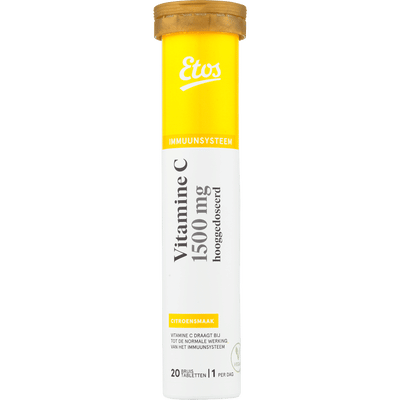 Etos - Vitamine C 1500 Bruis Citroen - 1x20 st Voordeelverpakking - Vitaminen