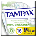 Tampax Cotton Protection Regular Tampons Met Inbrenghuls 16 Stuks