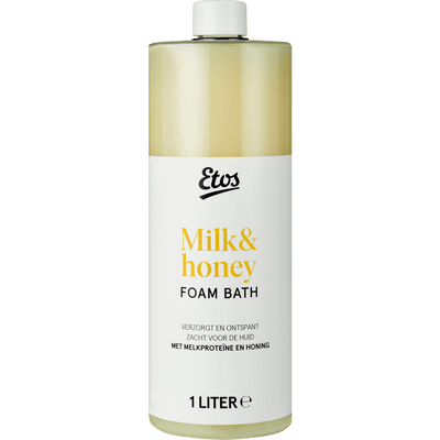 Etos Milk & Honey Badschuim - 1000 ml