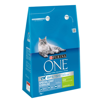 2x3kg Gesteriliseerde Kalkoen PURINA ONE - Kattenvoer - kattenbrokken