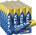 Varta Longlife Power AAA Micro LR03 batterij verpakking met 24 stuks Alkaline Batterijideaal voor speelgoed zaklamp controller en andere apparaten op batterijen, blauw, metallic