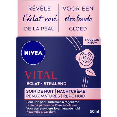 NIVEA Vital Stralende Nachtcrème 50ml