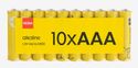 HEMA AAA alkaline batterijen - 10 stuks