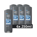 Dove Men+Care Cool Fresh 3-in-1 douchegel - 6 x 250 ml - voordeelverpakking