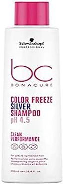 Schwarzkopf BC Color Freeze Silver Shampoo pH 4,5 - Szampon do w?osów farbowanych, 250 ml