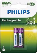 PHILIPS R03B2A80/10 - Multi Life NiMH batterij AAA Micro 800 mAh 2-pack