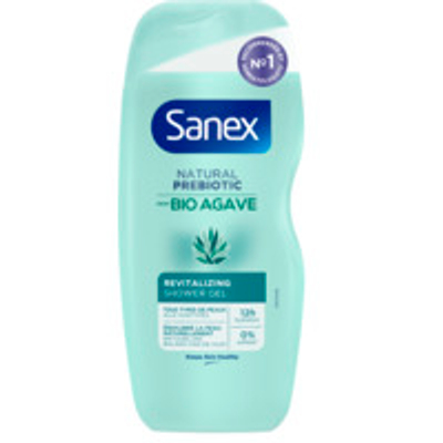 Sanex 250ml showergel natural prebiotic bio agave