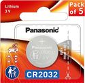 Panasonic CR2032 3 V lithium batterij 2 verpakkingen x 5 stuks = 10 wegwerpbatterijen