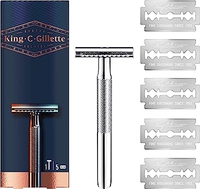 Gillette King C. Gillette scheersystemen - 5 stuks