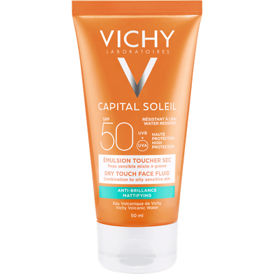 Vichy Capital Soleil Dry Touch Zonnecrème Gezicht SPF50 - 50 ml