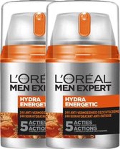 L?Oréal Paris Men Expert Hydraterende Dagcrème - 2 x 50 ml