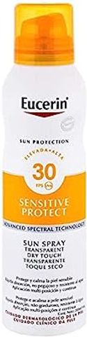 Eucerin sensitive protect sun spray transparent dry touch SPF30 - 200 ml