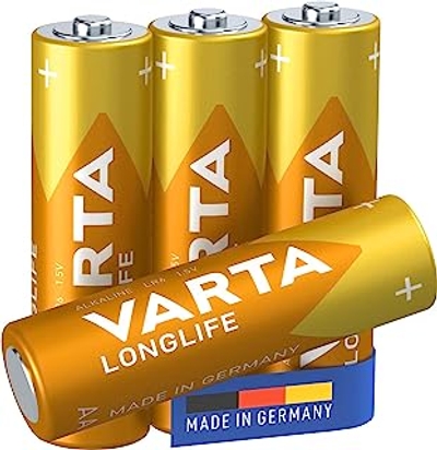 VARTA Longlife AA (LR6) alkaline batterijen - 4 stuks