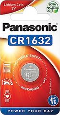 Panasonic CR1632 lithium knoopcel batterij - 1 stuks