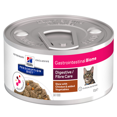 Hill's Prescription Diet Feline Gastrointestinal Biome Stoofpotje Kattenvoer - 24 x 82 g - natvoer katten