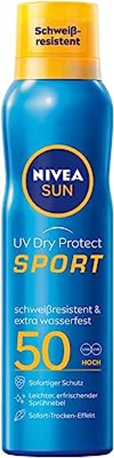 Nivea Sun UV Dry Protect Sport Zonnespray SPF50 - 200 ml