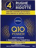 NIVEA Q10 Power Nachtcrème voor gezicht, 50 ml, anti-aging gezichtscrème voor 24 uur vocht, anti-rimpel crème met creatine en co-enzym Q10
