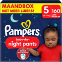 Pampers Baby Dry Night Pants  luierbroekjes maat 5 - 160 stuks