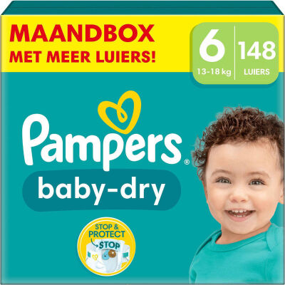 Pampers Baby Dry  luiers maat 6 - 148 stuks