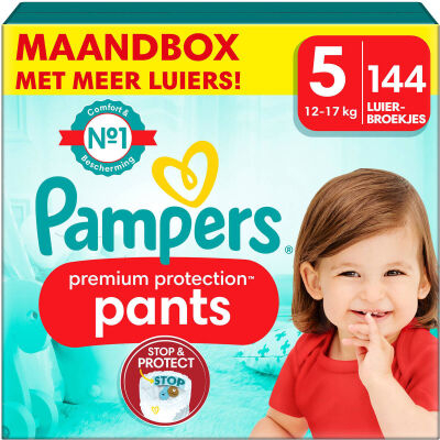 Pampers Premium Protection Pants  luierbroekjes maat 5 - 144 stuks