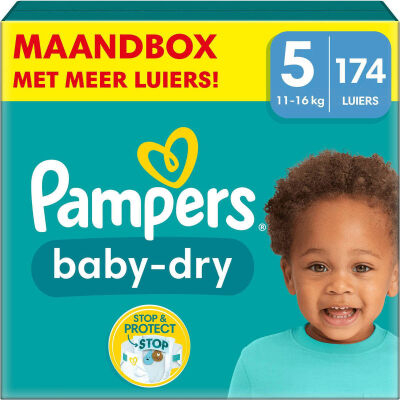 Pampers Baby Dry  luiers maat 5 - 174 stuks