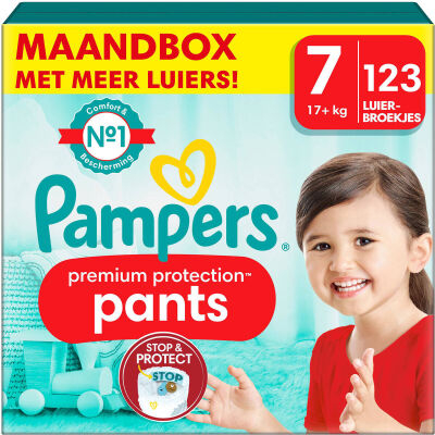 Pampers Premium Protection Pants  luierbroekjes maat 7 - 123 stuks