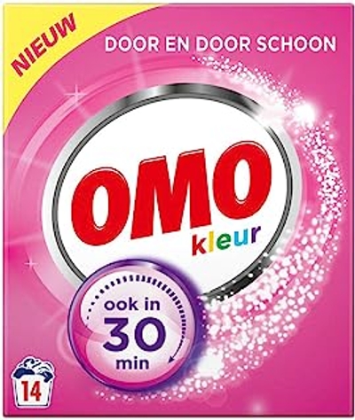 Omo  waspoeder gekleurde was - 84 wasbeurten