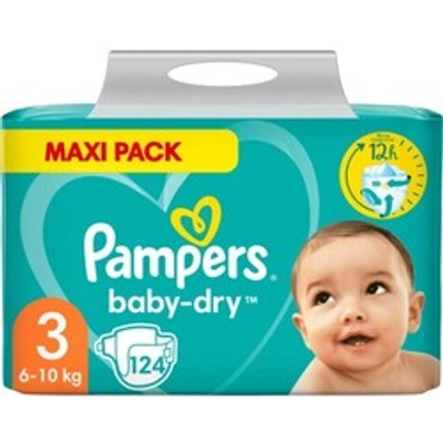 Pampers Baby Dry  luiers maat 3 - 124 stuks
