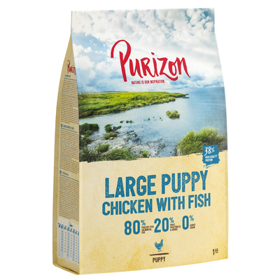 Purizon Puppy Large Kip & Vis  - 1 kg - hondenbrokken