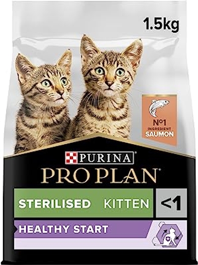 Pro Plan Optistart gesteriliseerd kattenvoer, zalmrijk, 1,5 kg - kattenbrokken